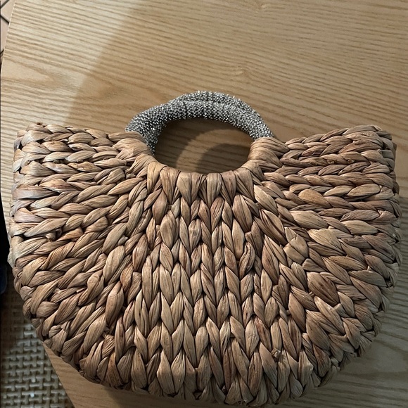 Woven Tan Handbag - Picture 2 of 2